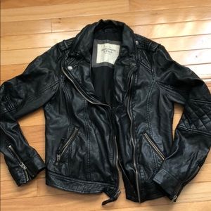 Abercrombie Faux Leather Jacket